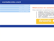 Tablet Screenshot of estalento.net